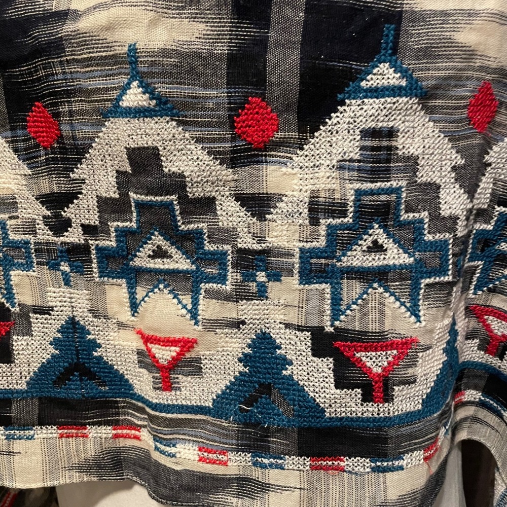 Aztec‎ Inspired Geometric Pattern Scarf Wrap Shaw… - image 6